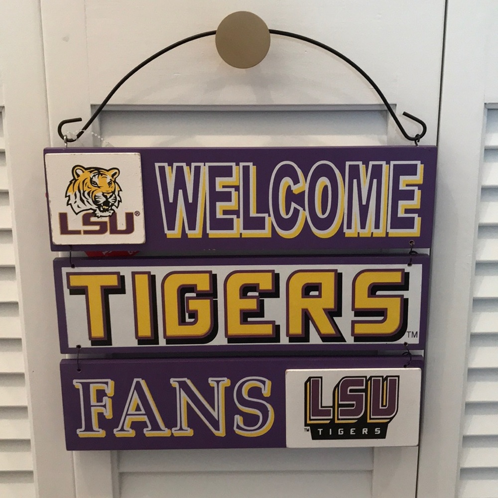 LSU Tigers Fan sign